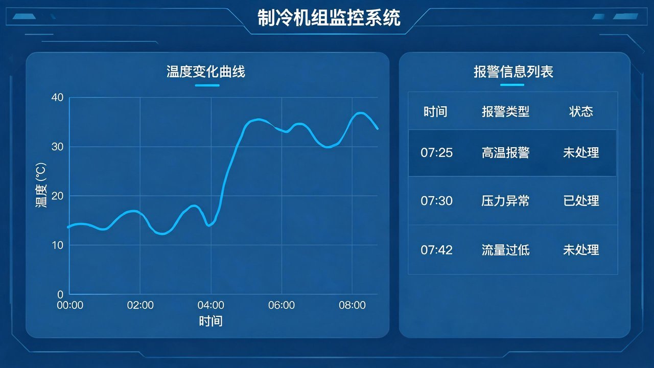 制冷机组报警参数监控