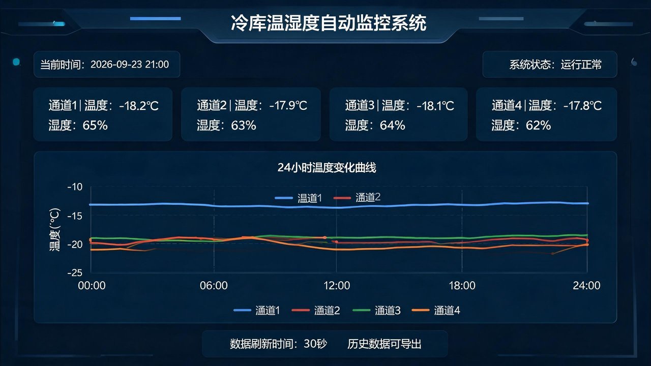 温湿度监测系统与测点布置