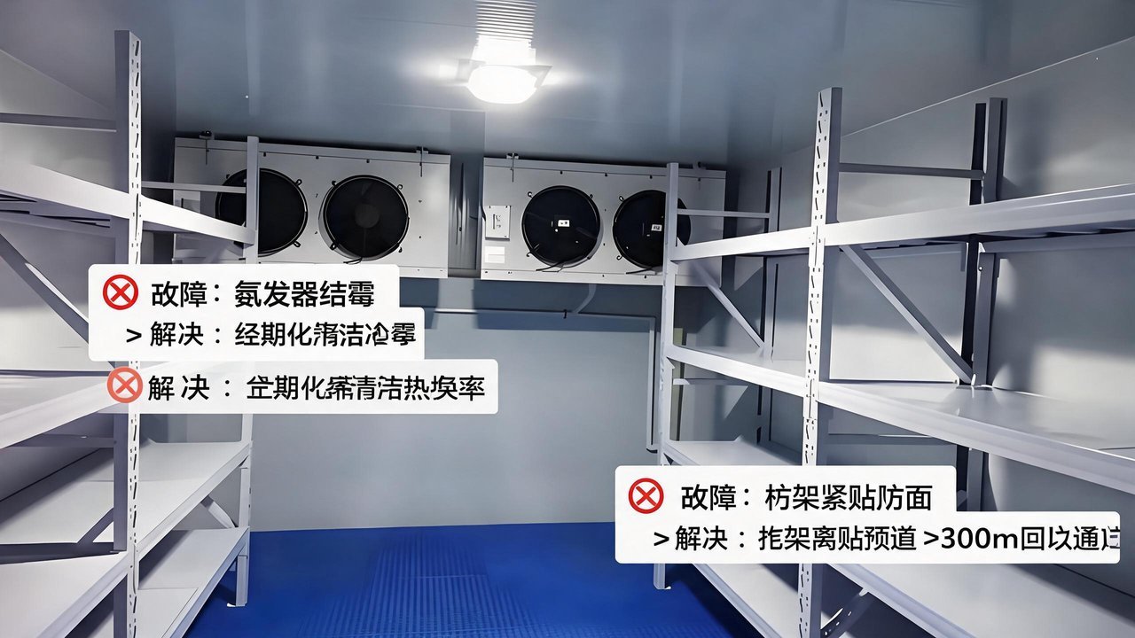 餐饮冷库降温慢典型案例