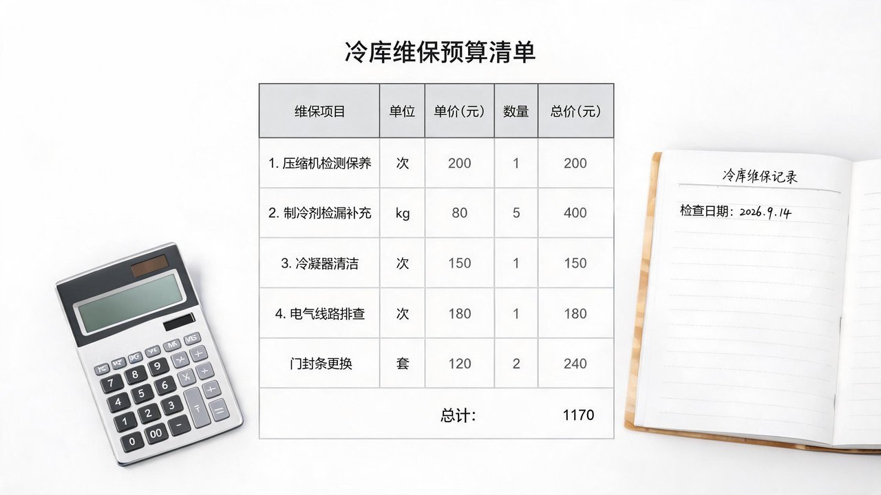 维保预算清单