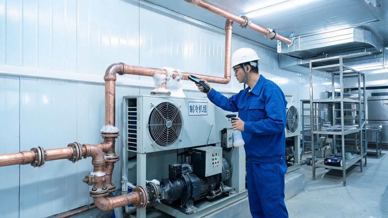 中央厨房冷库漏氟案例