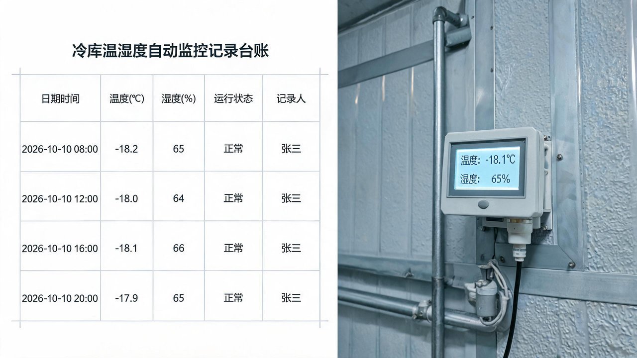种子冷库温湿度自动监控与记录台账