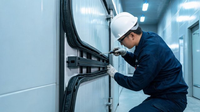 冷库平移门封条坏了怎么修？门封故障原因分析与更换技巧