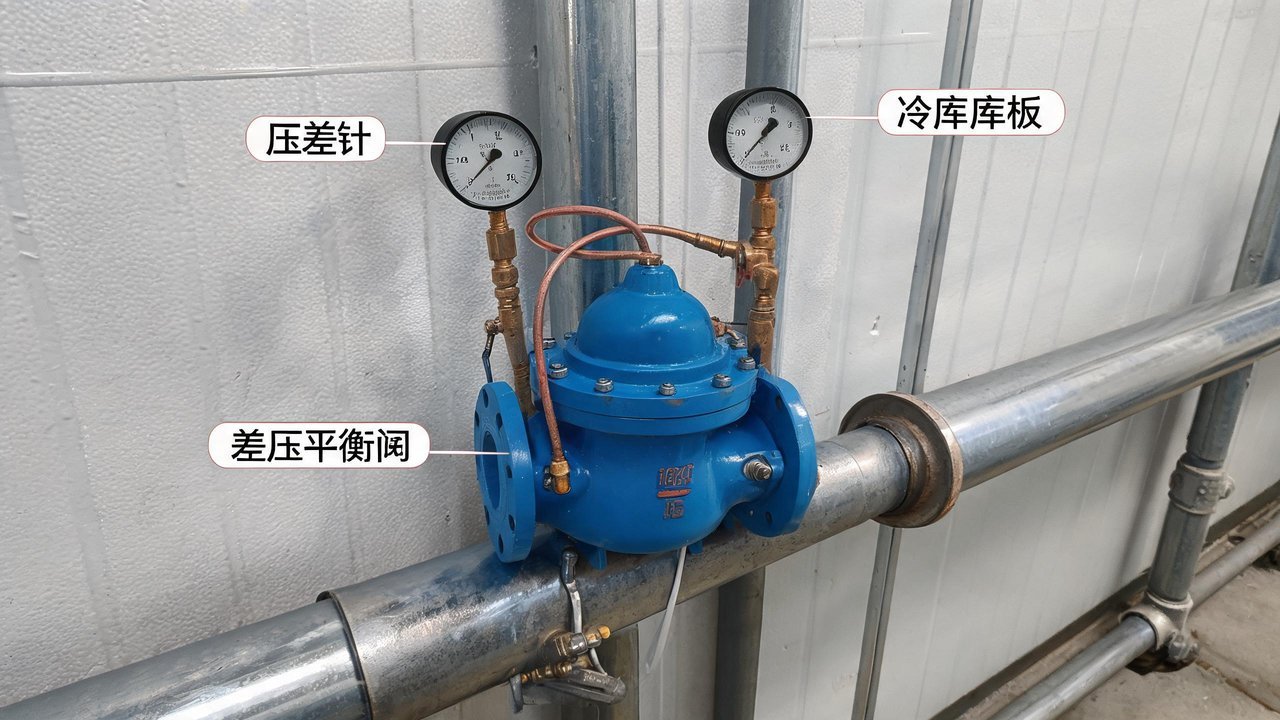 库板差压平衡阀与压差计