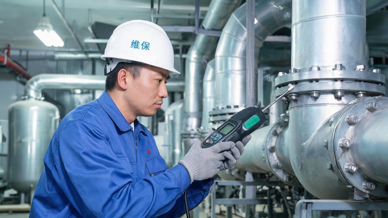 氨制冷系统法兰检漏作业