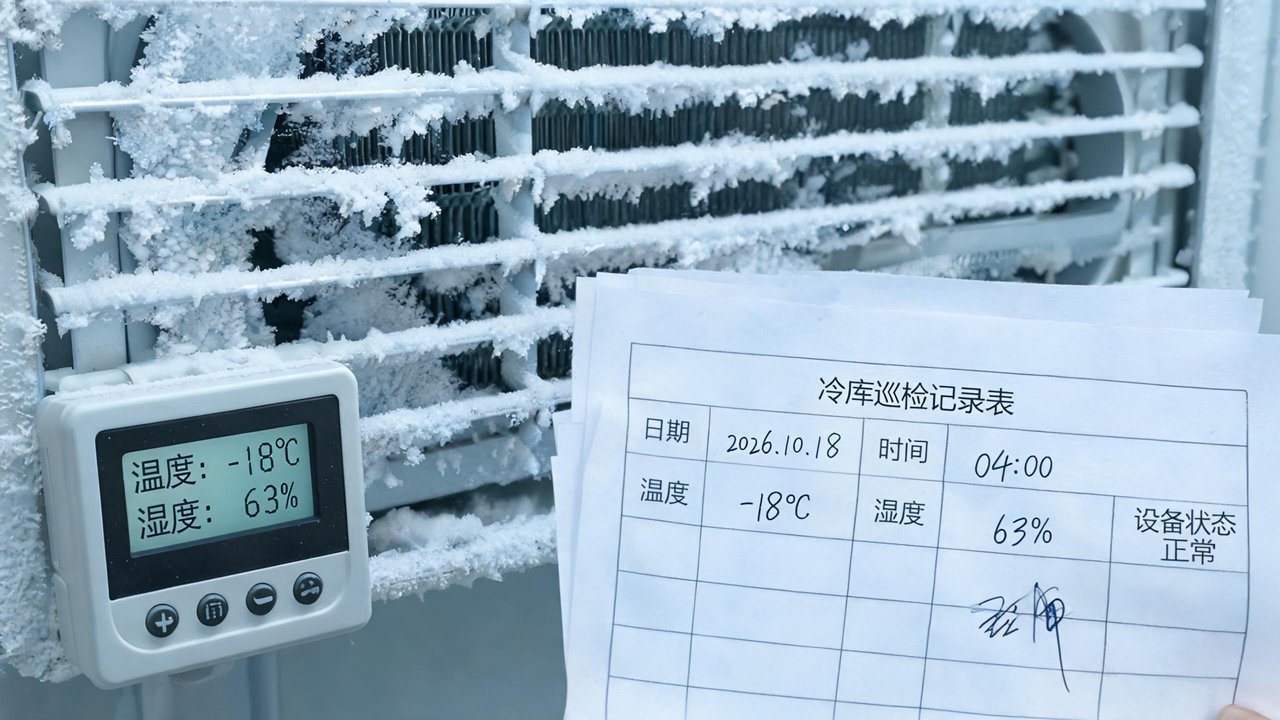 冷库温湿度巡检记录