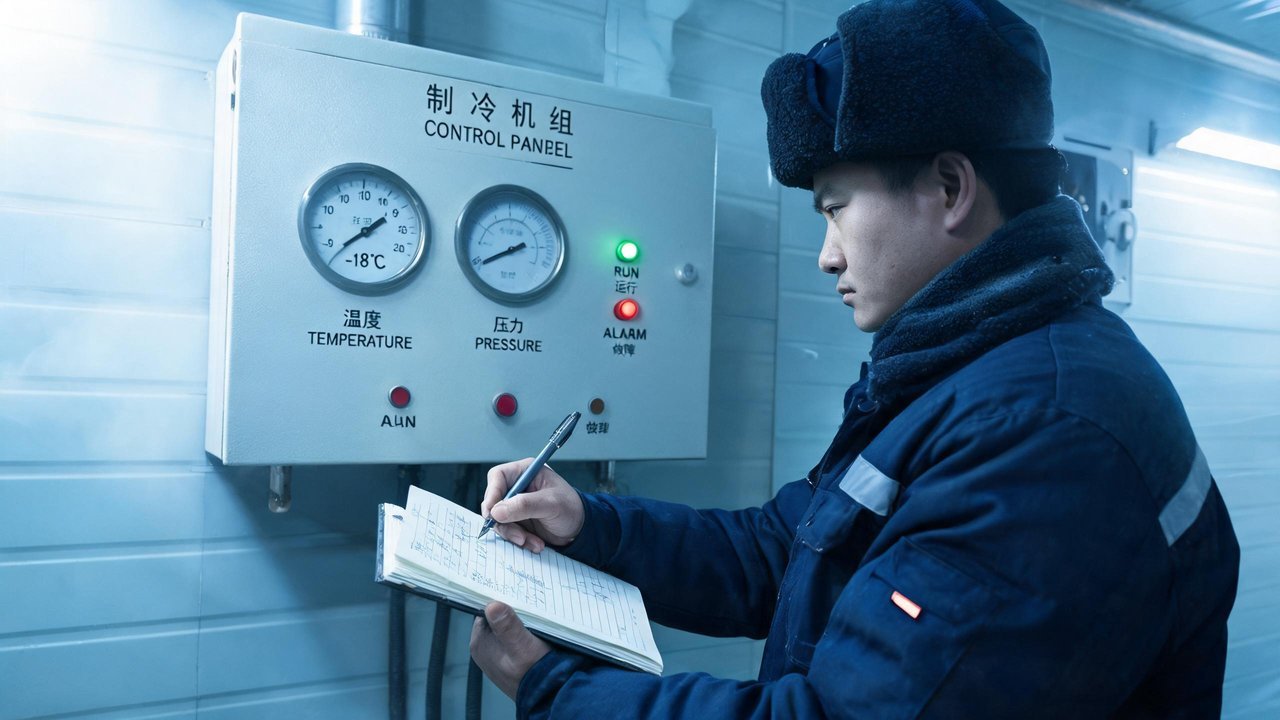 冷库管理员记录运行参数