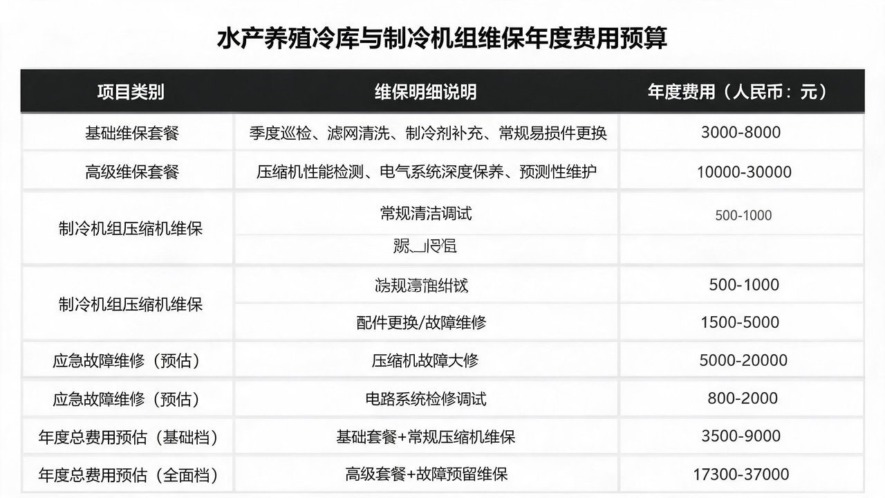 水产养殖冷库外景与制冷机组