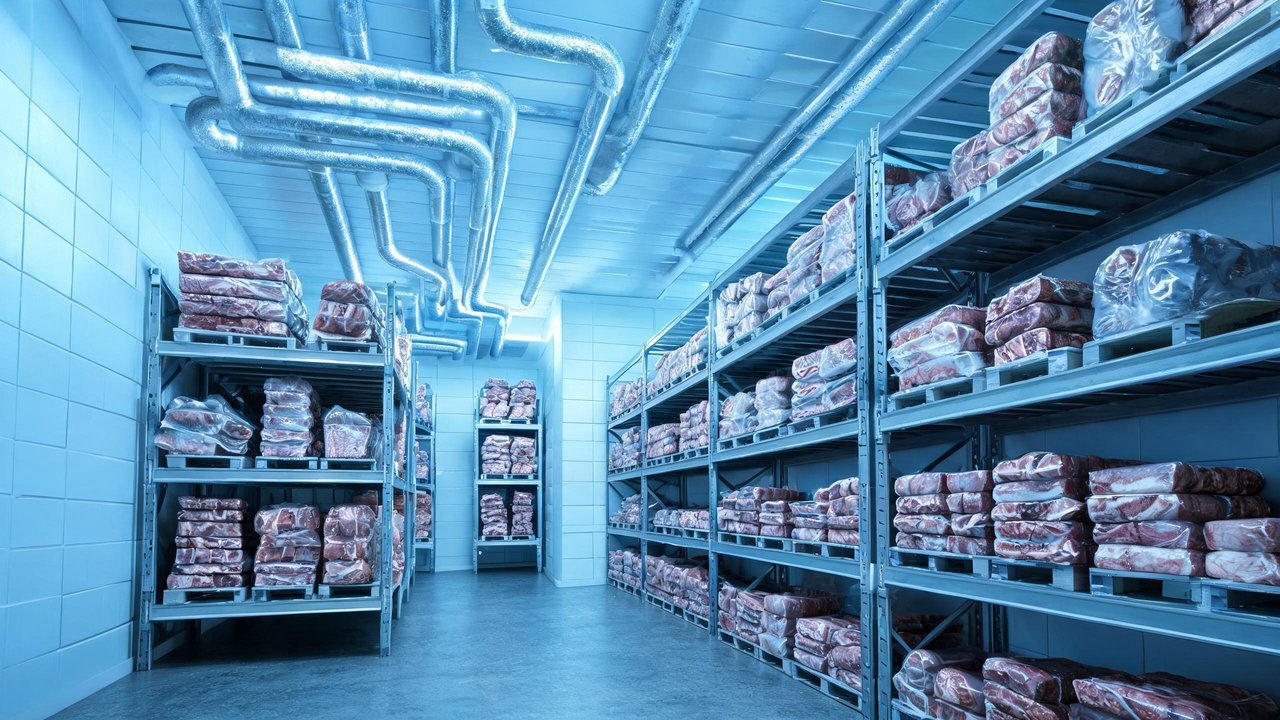 现代化畜牧冻肉冷库