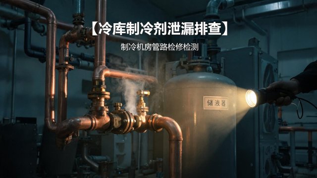 冷库制冷剂泄漏排查与修补：从找漏点到补注的完整流程