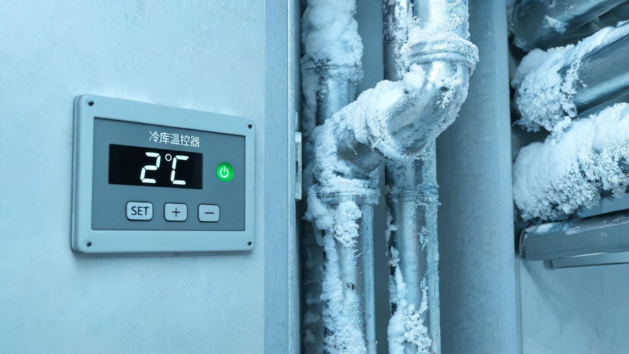 温度控制面板与结霜管路